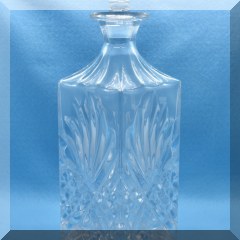G20. Pressed glass decanter. 11”h - $10